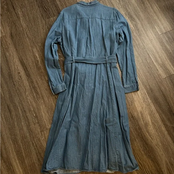 Sezane Tea Dress Denim - Picture 5 of 8